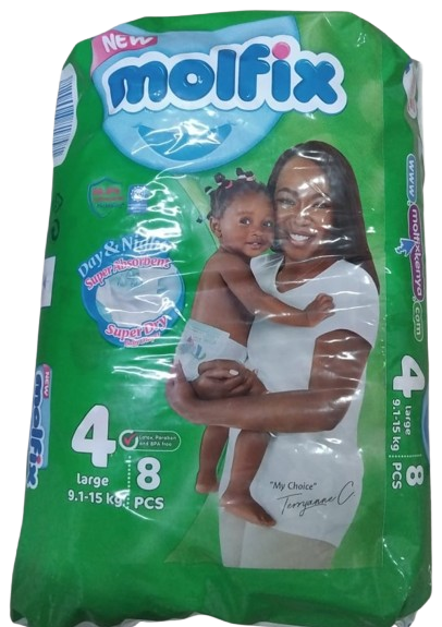 Molfix Diaper Low Count Size 4 Pack 8`s