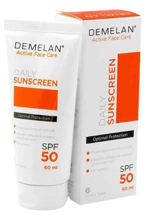 Demelean Sunscreen Lotion Spf 50 ,60ml.