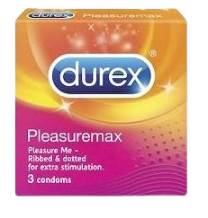 Durex Pleasuremax Condoms 3's