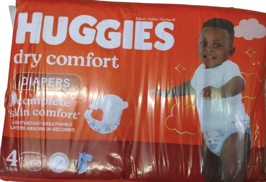 Huggies Dry Comfort Jumbo Size 4 (8-14kgs) 60's